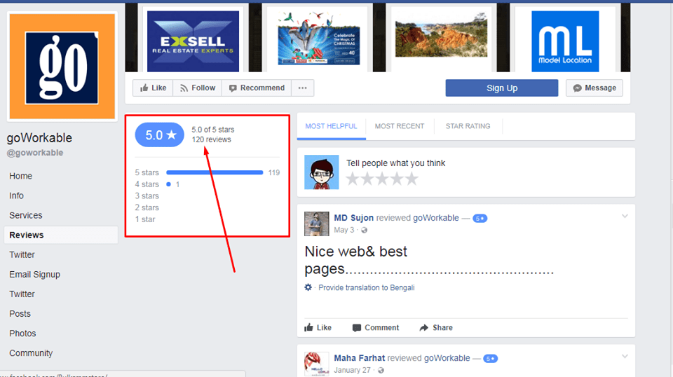 25 Facebook 5 Star Review Proof Buyfbstore