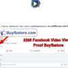 5500 Facebook Video Views